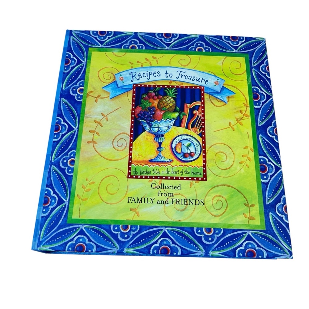 Lori Siebert Recipes to Treasure Binder for Treasured Recipe Collection